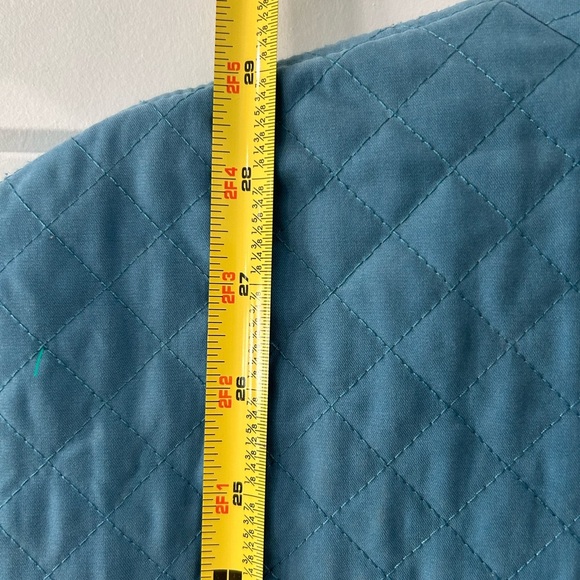 Talbots Diamond Quilted Full Zip Vest Sz 2X Cinch Waist Cottage Preppy Pockets - Picture 9 of 10